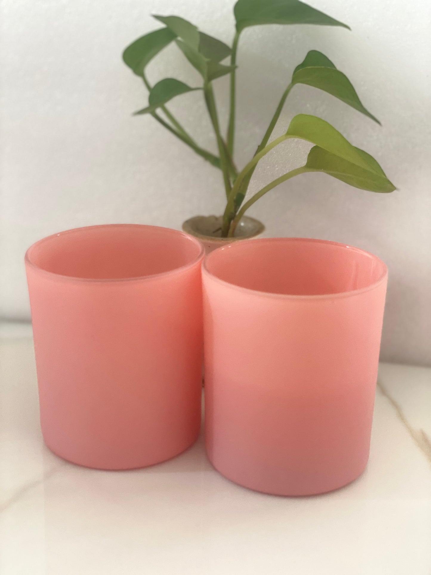 Blush Glow – Pink Jar Aroma Candle Set