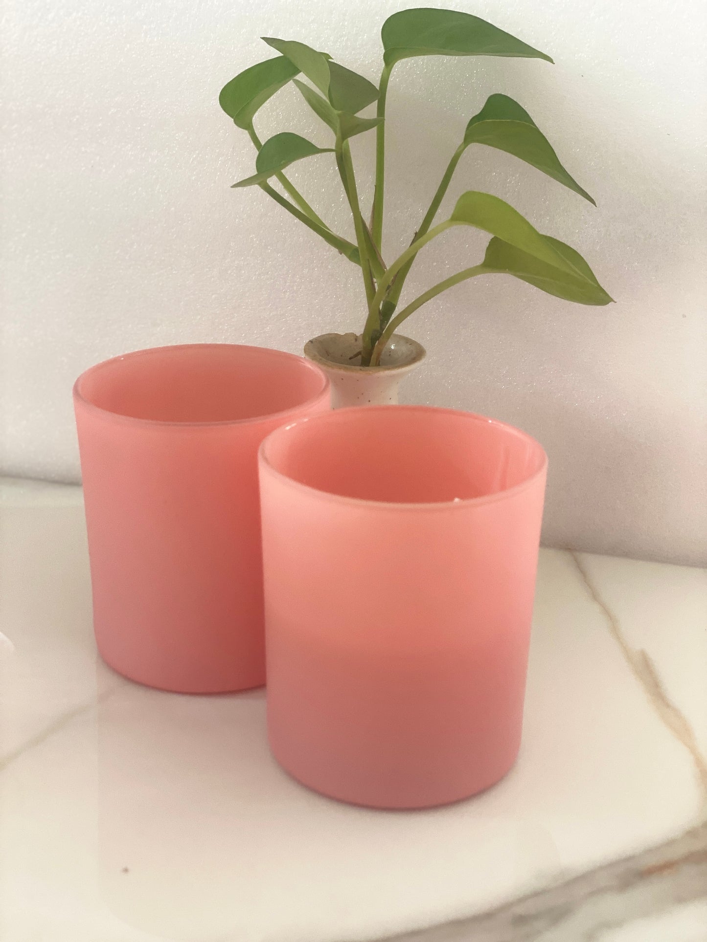 Blush Glow – Pink Jar Aroma Candle Set